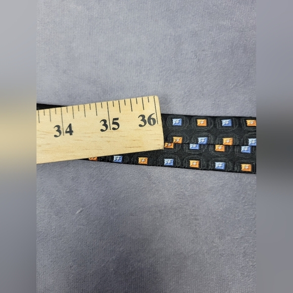 Emenegildo Zegna‎ geometric 100% Silk Office Career Business Formal  Tie - Picture 5 of 6